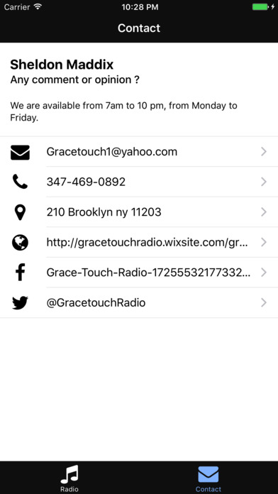 Grace Touch Radio screenshot 2