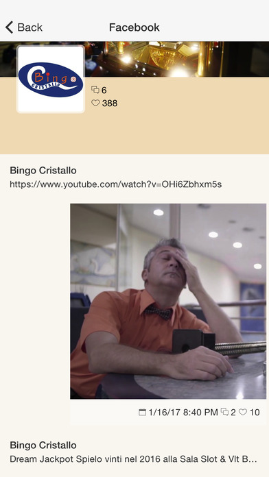 Sala Slot Bingo Cristallo screenshot 4