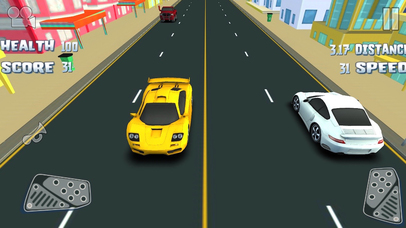 3D Crash Cars Hardway Racing screenshot 4