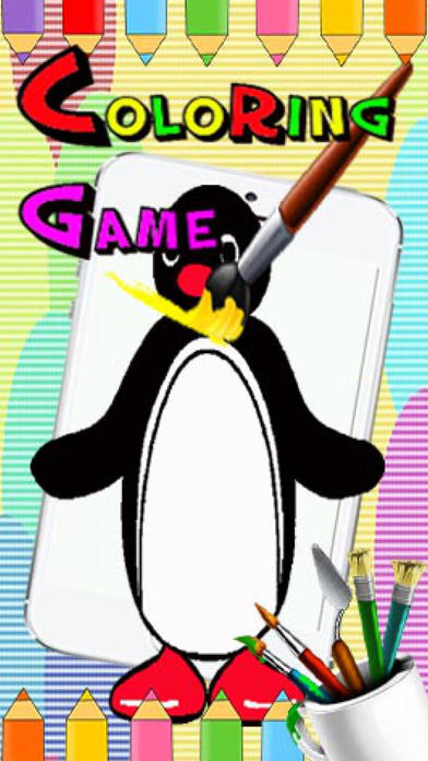 Animal Pingu Coloring Version screenshot 2