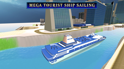 City Tourist Cruise Ship & Sailing Simulator 3D screenshot 3