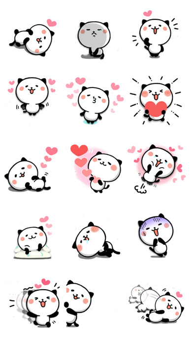 Happy Bear in Love - New Animal Stickers!! screenshot 2