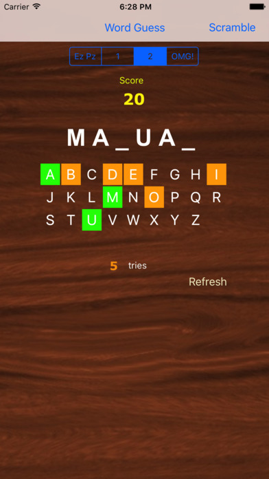 Word Guess - Free Version screenshot 2