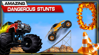 2017 Monster Truck Extreme Stunts - Racing Games screenshot 3