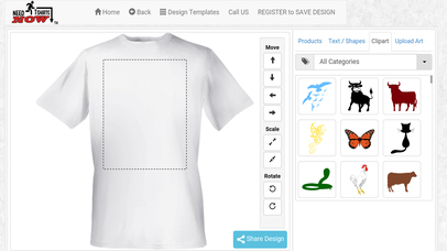 Design a T-shirt and Print screenshot 2