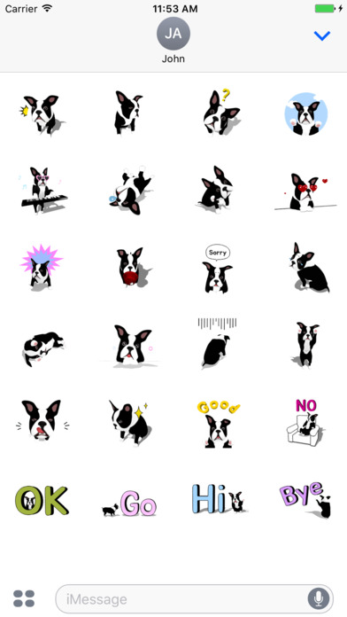 Terrier Dog Animated Stickers screenshot 4