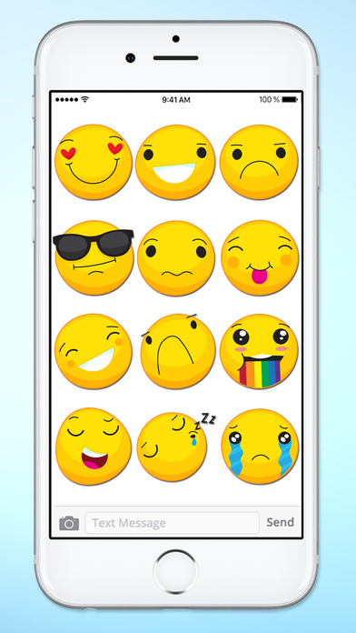 Cute Emoji Smile Emoticons Sticker Pack screenshot 3