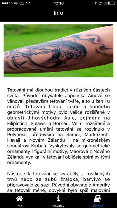 Tetování screenshot 3