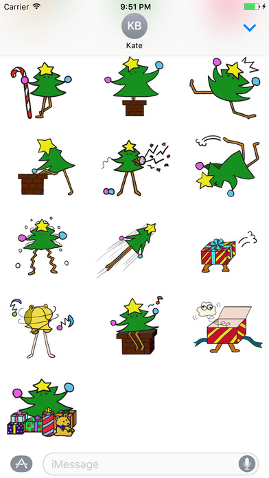 Mr. Tree Sticker for iMessage screenshot 3
