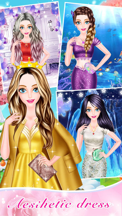 Makeover Cute little Princess - Free fashion games screenshot 3