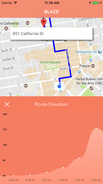 Blaze - map app for bikers screenshot 3