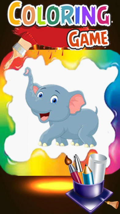 Book Colouring For Cartoon Elephant Version screenshot 2