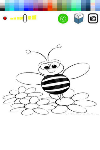 Mini Bee Drawing Game For Toddle screenshot 2