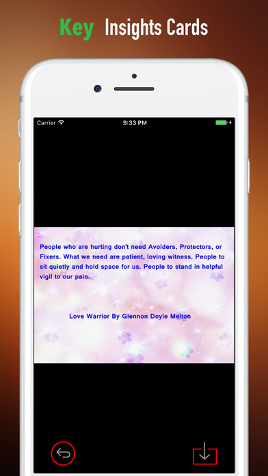 Quick Wisdom from Love Warrior-A Memoir screenshot 4