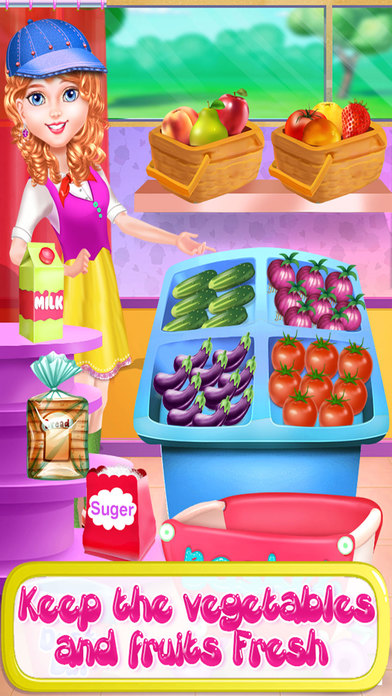 Supermarket Cashier Management Girls Games screenshot 3