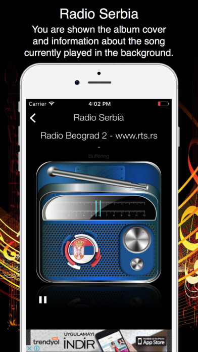 Radio Serbia - Live Radio Listening screenshot 2