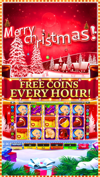Classic Free Merry Christmas Slots Machine screenshot 3