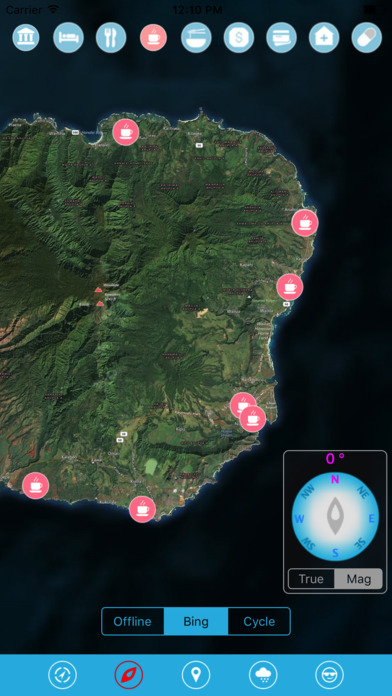 Kauai Island Offline Travel Map Guide screenshot 2