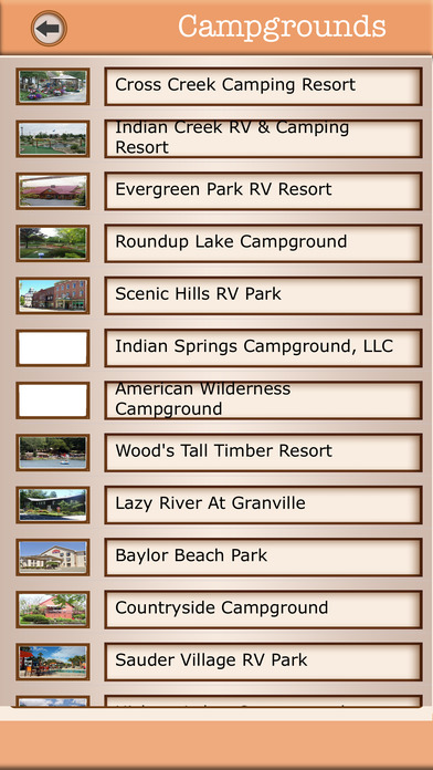 Ohio Campgrounds & Hiking Trails Offline Guide screenshot 2