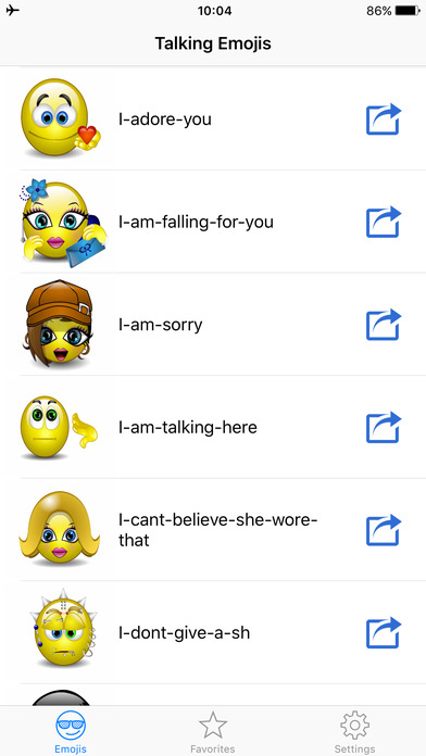 Talking Emojis for Texting screenshot 2