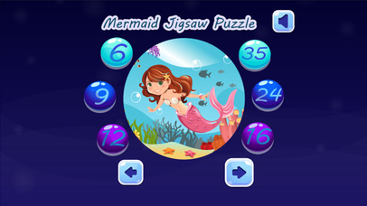 Mermaid Princess Jigsaw Puzzle Games for Toddler screenshot 2