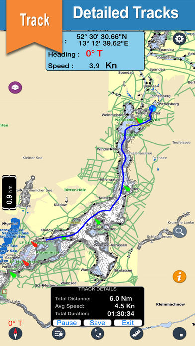 Macbride Lake GPS offline nautical map for boaters screenshot 2