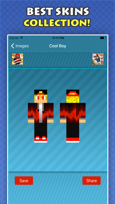 New COOL BOY SKINS FREE For Minecraft PE & PC screenshot 4