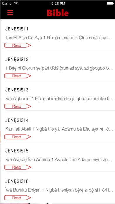 Yoruba Bible screenshot 3