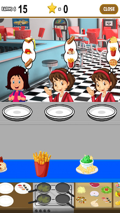 American Restaurant Games For Kids Education screenshot 2