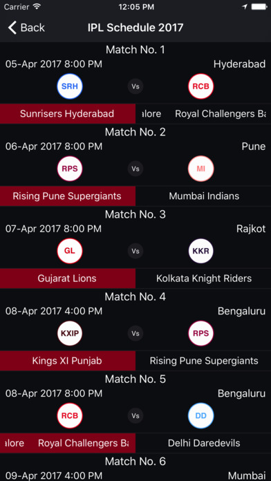 Live cricket score, Schedule for IPL 2017 pro screenshot 4