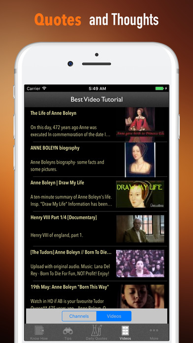 Biography and Quotes for Anne Boleyn-Life screenshot 3