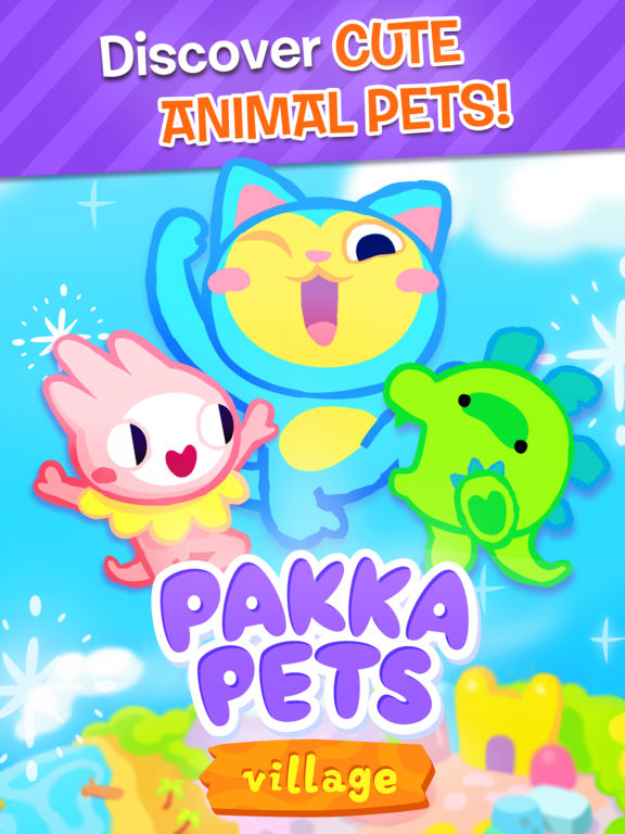 Pakka Pets Village - Build a Cute Virtual Pet Town на iPad