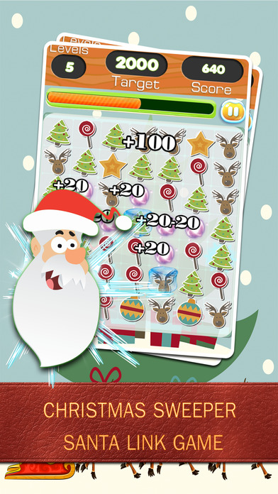 Christmas Sweeper Santa link Game screenshot 3