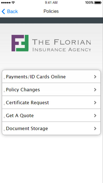 Florian Insurance screenshot 2