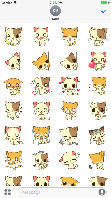 Little Cat Fun Stickers screenshot 3