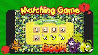 Fruits Matching Remember Game Preschool Matching screenshot 3