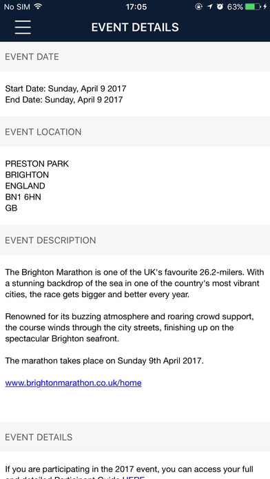 Brighton Marathon 2017 screenshot 3