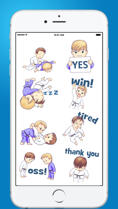 Judo Stickers screenshot 4