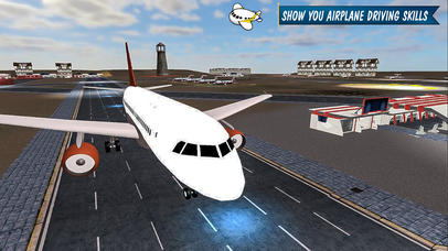 3D Real Airplane Airport Driving & Parking Game screenshot 4