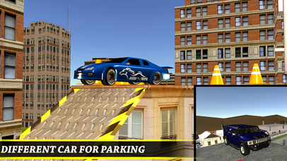 Roof top car parking 3D – Extreme stunts simulator screenshot 4