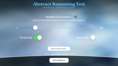 Abstract Reasoning Test screenshot 2