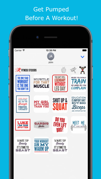 Fitness & Health Sticker Pack screenshot 4