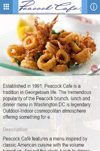 Peacock Cafe Georgetown screenshot 2
