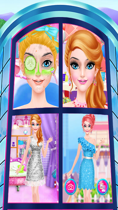 pink princess makeover games for girls screenshot 4