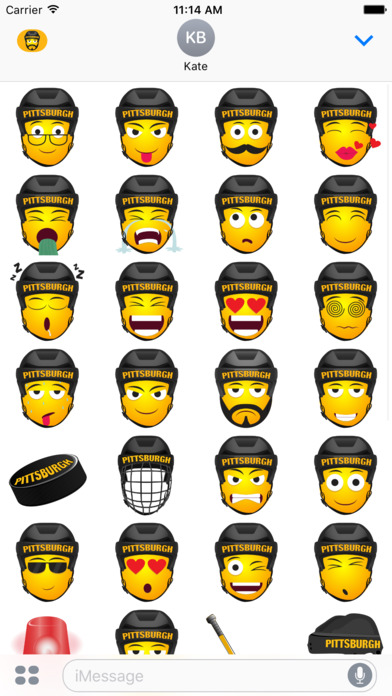 Pittsburgh Hockey Stickers & Emojis screenshot 4