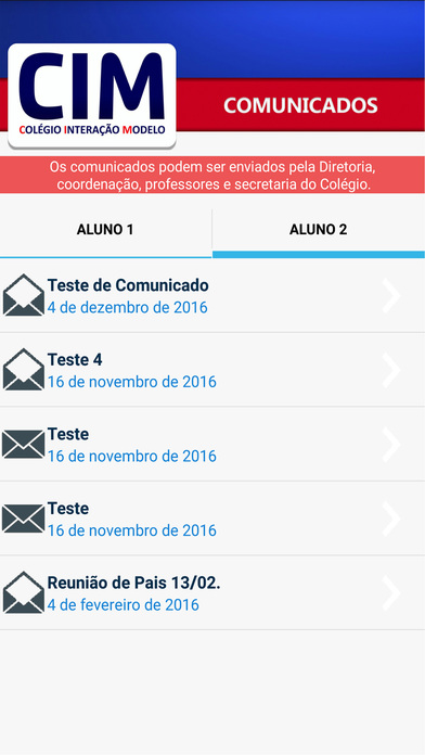 Colégio Interação Modelo screenshot 2