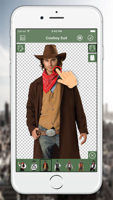 Cowboy Suit Photo Montage screenshot 2