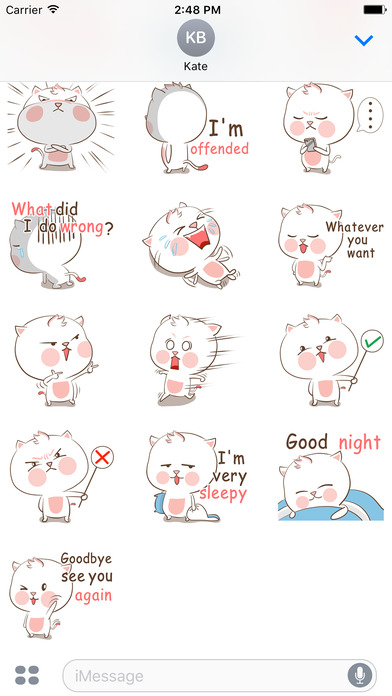 Kento The Happy Kitten Vol 1 Stickers screenshot 3