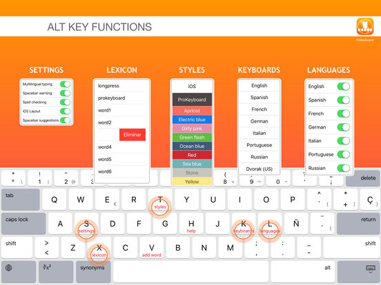Prokeyboard: Professional keyboard Screenshots