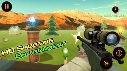 Sniper Bulb Target Shooting Advanture Game 2017 screenshot 2